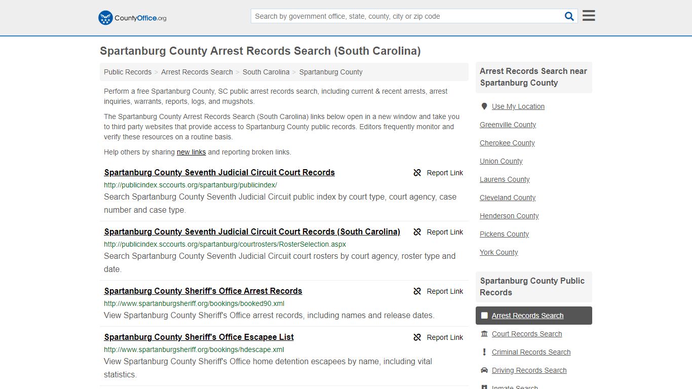 Arrest Records Search - Spartanburg County, SC (Arrests & Mugshots)